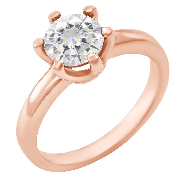 Prsten z růžového zlata 59376