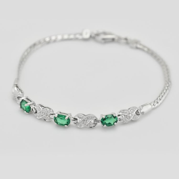 Náramek se smaragdy 28302