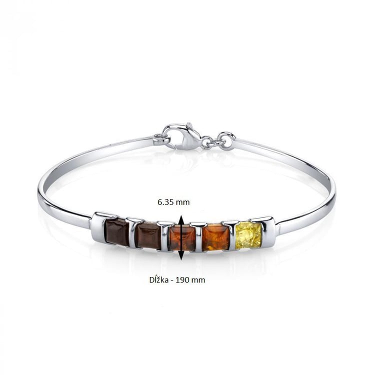 Jantarový náramek 11229