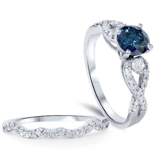 Set zásnubního a snubního prstenu 4424