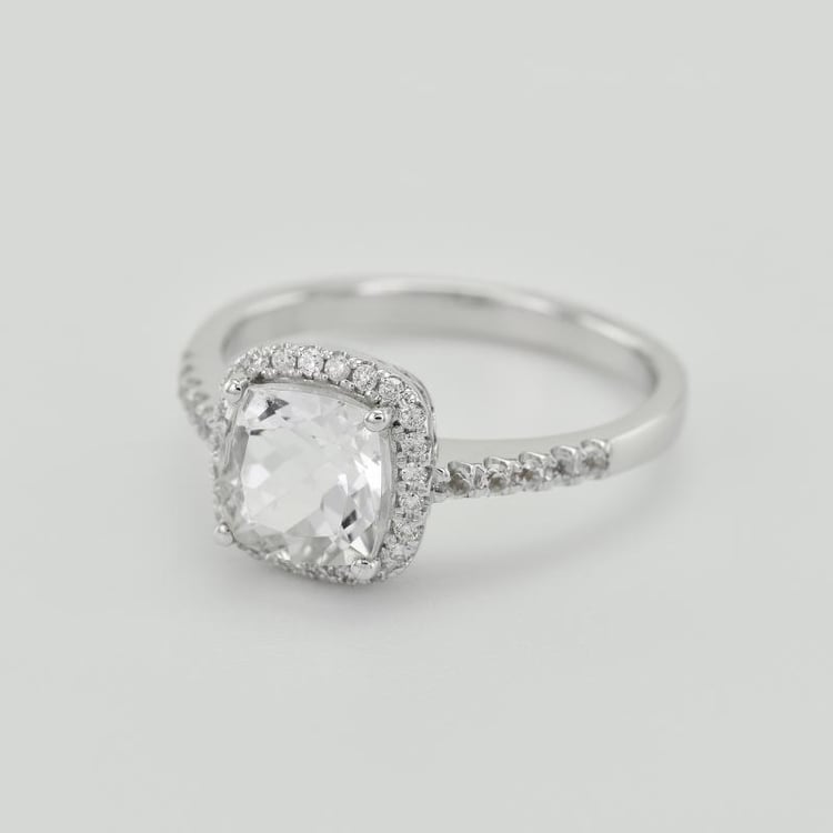 Krásny prsten ze zlata s topazem 29491