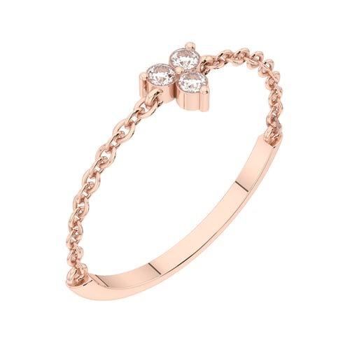 Minimalistický prsten s lab-grown diamanty Luthar