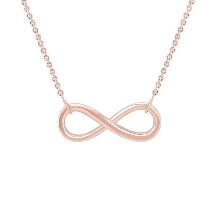 Stříbrný náhrdelník Infinity 123629