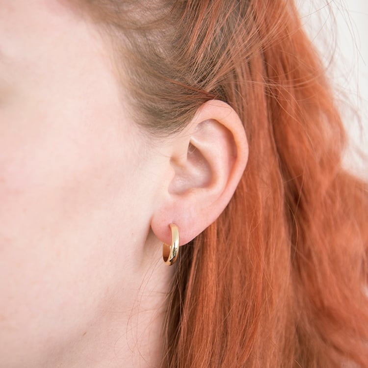 Zlaté kruhové náušnice Dorian 109213