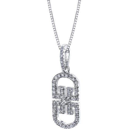 Strieborný pozlacený náhrdelník