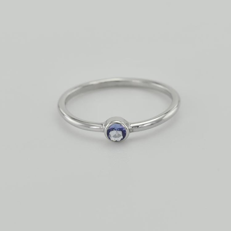 Drahokamový zlatý prsten 33809