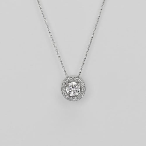 Halo přívěsek s lab-grown diamanty Vicky