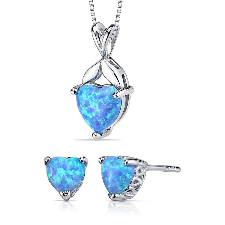 Stříbrná kolekce s opály