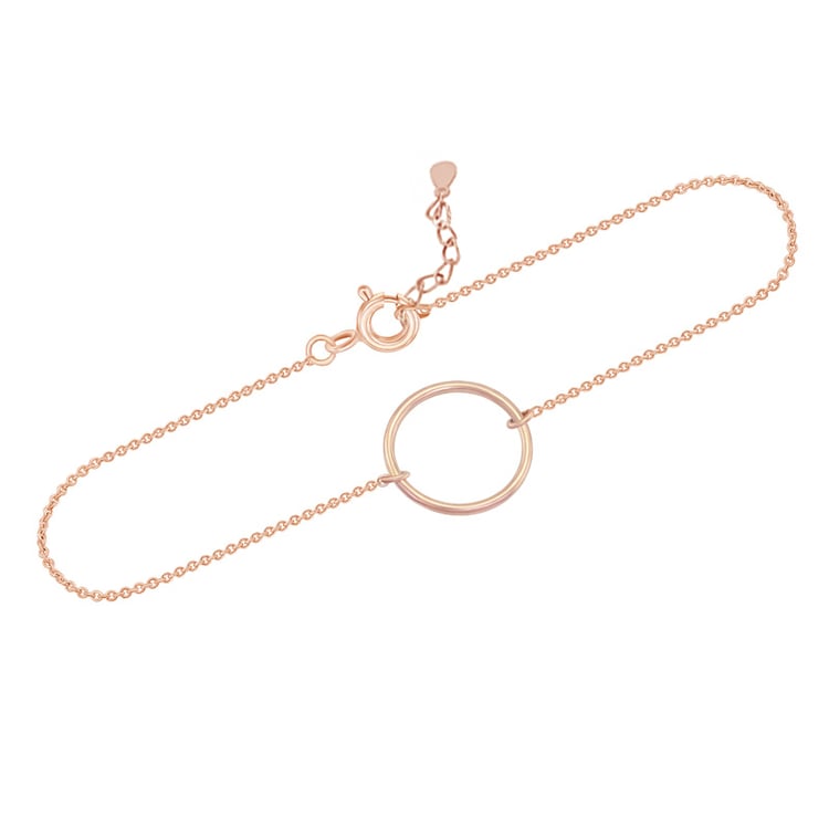 Stříbrný minimalistický náramek Karma