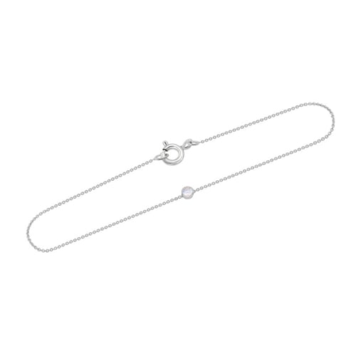 Zlatý minimalistický náramek s měsíčním kamenem Bonato