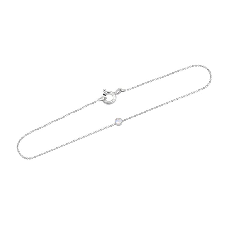 Zlatý minimalistický náramek s měsíčním kamenem 71283