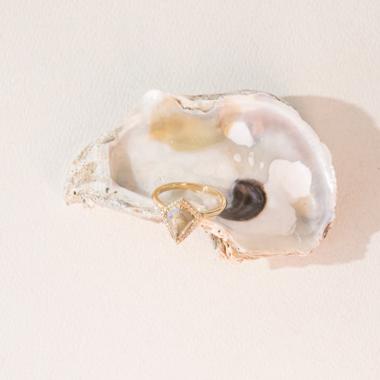 Prsten s kite salt and pepper diamantem Bjorn 100983