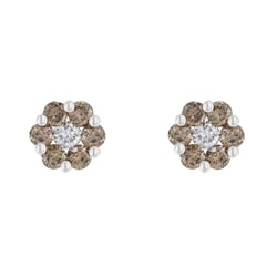 Diamantové náušnice ve tvaru květinek Oakley