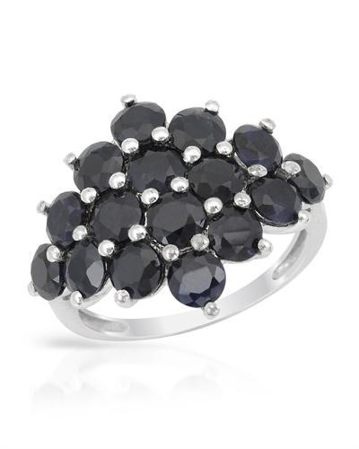 Prsten se safíry ve stříbře