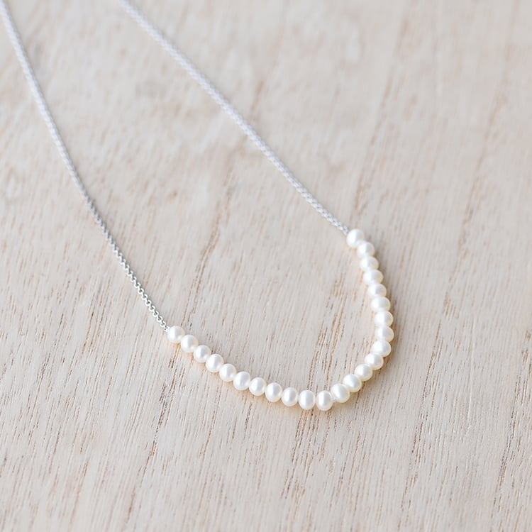 Stříbrný náhrdelník 58326