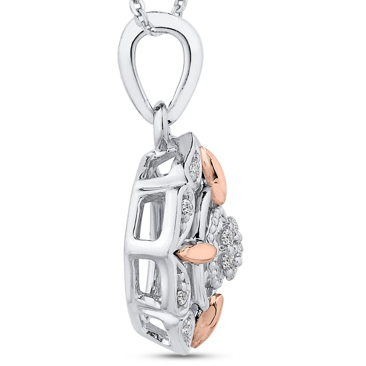 Luxusní zlatý přívěsek s diamanty 50792