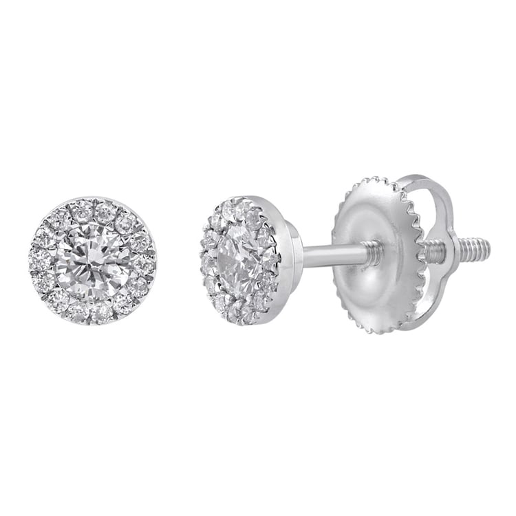 Zlaté náušnice s diamantmi Eillen