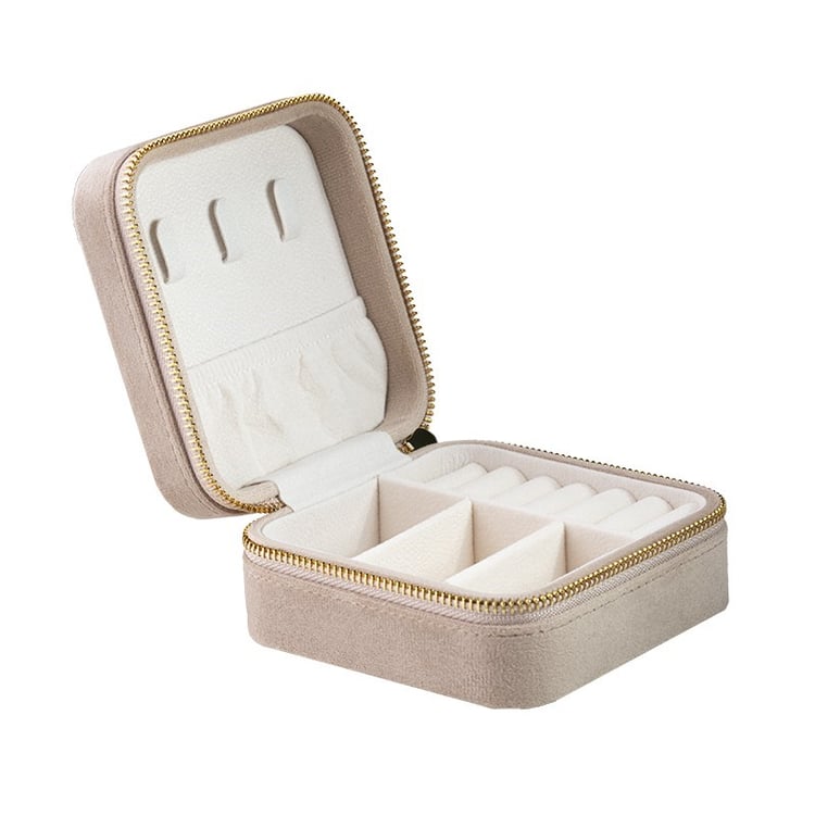 Střední béžová cestovní šperkovnice Stegall 146255