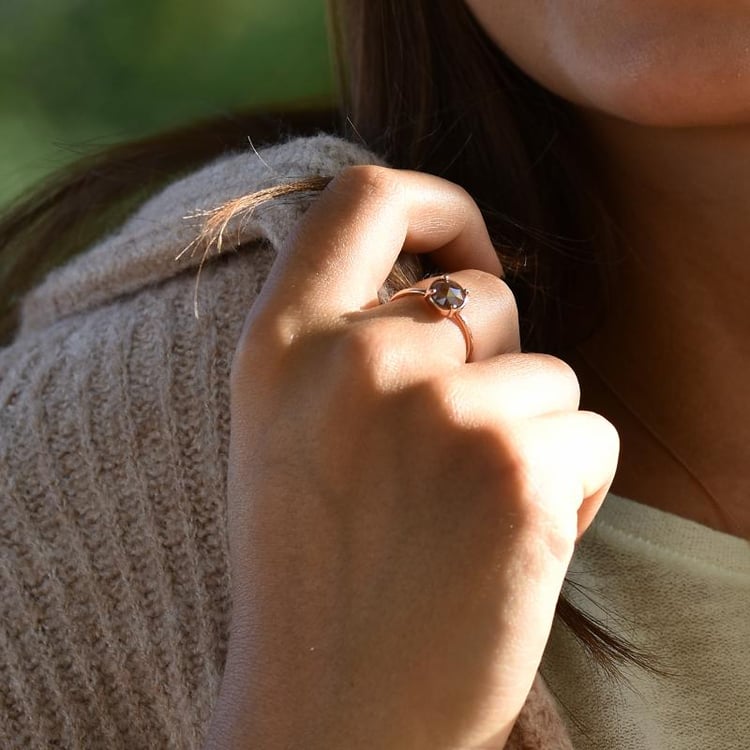 Prsten s diamantem 34525