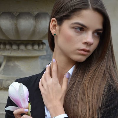 Smaragdové náušnice