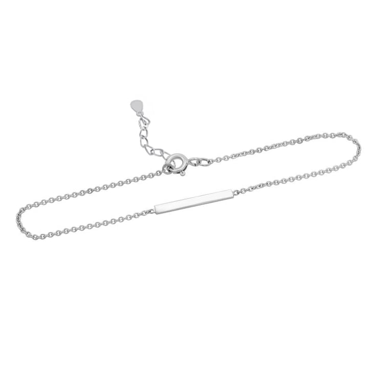 Stříbrný minimalistický náramek Bar