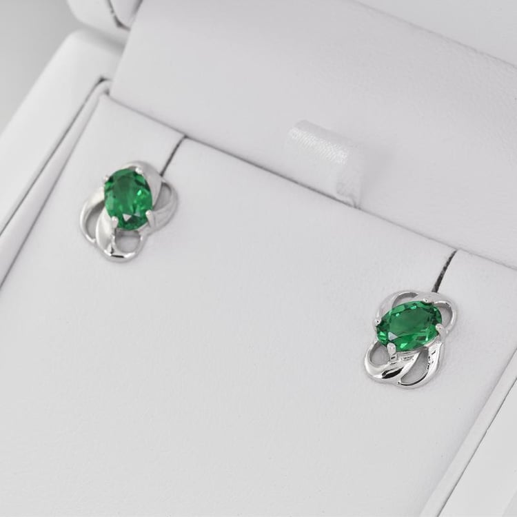 Smaragdové náušnice Alamgir 9698