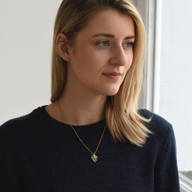 Stříbrný pozlacený přívěsek 72701