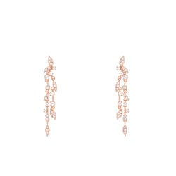 Visací diamantové náušnice Lungile