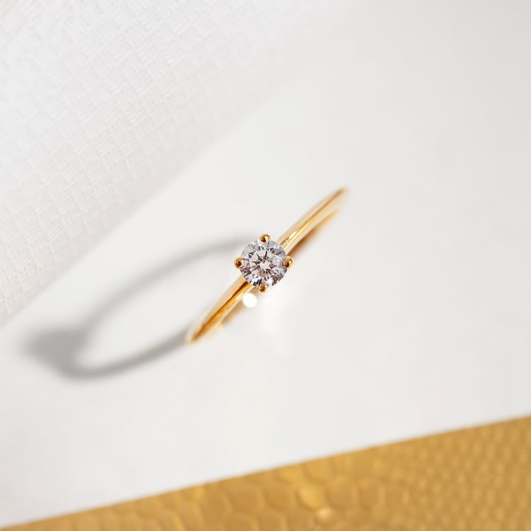 Elegantní zásnubní prsten s diamanty Nixon 111427