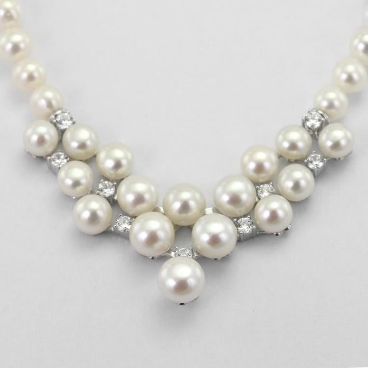 Romantický perlový náhrdelník 50781