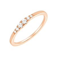 Minimalistický prsten ze stříbra s lab-grown diamanty Ingvar