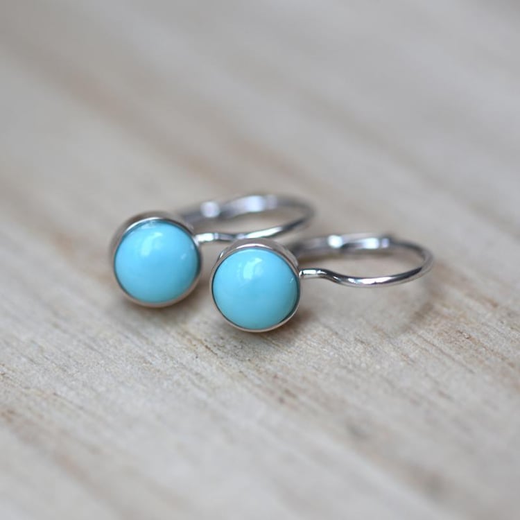 Tyrkysové náušnice 49402