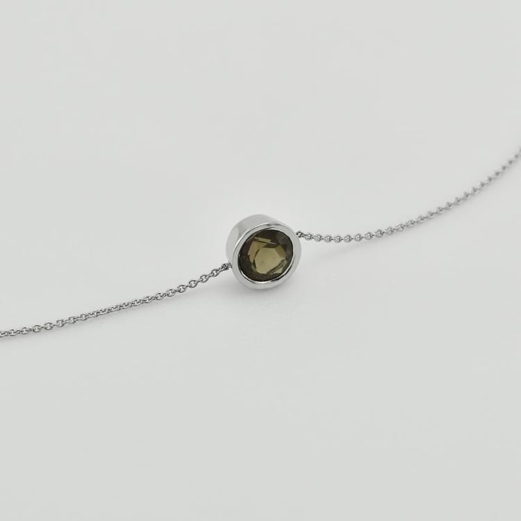 Platinový náramek s quartzem 71570