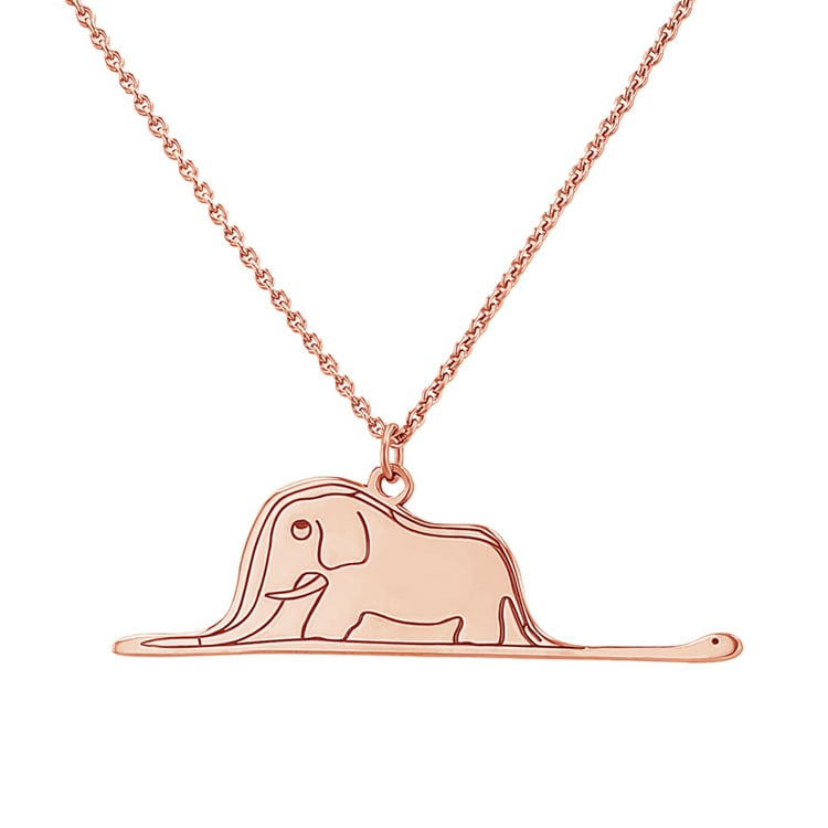 Přívěsek Malý princ se slonem a gravírem 120431