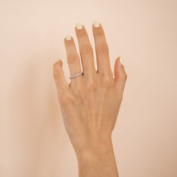 Proplétaný eternity prsten s diamanty Allan 107909