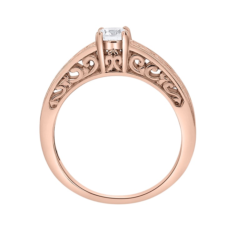 Zásnubní vintage prsten s diamantem Lerien 141856