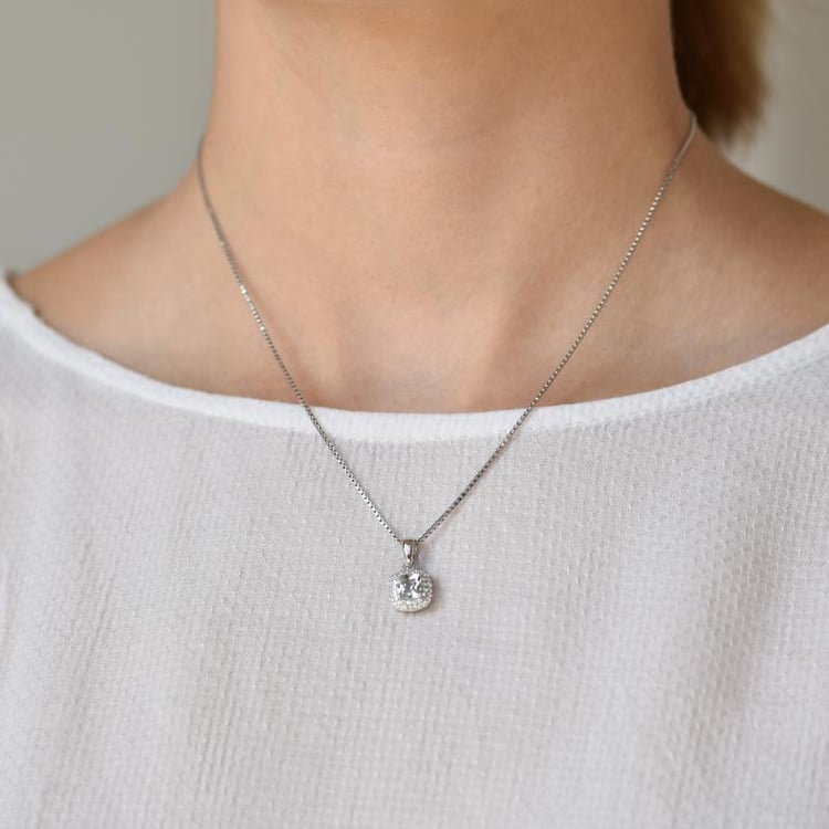 Akvamarínový náhrdelník 23322