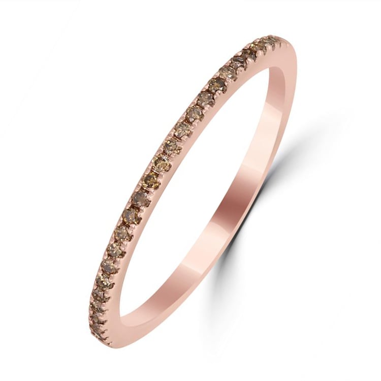 Zlaté snubní prsteny eternity a komfortní 30696