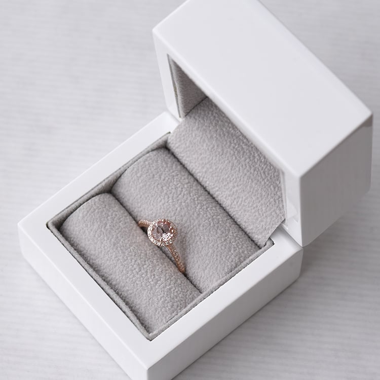 Morganitový prsten 72155