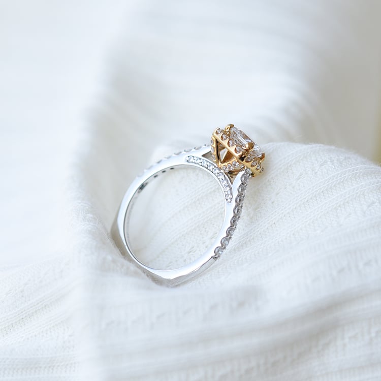 Moissanitový prsten 66246