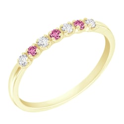 Eternity prsten se safíry a diamanty Gianna