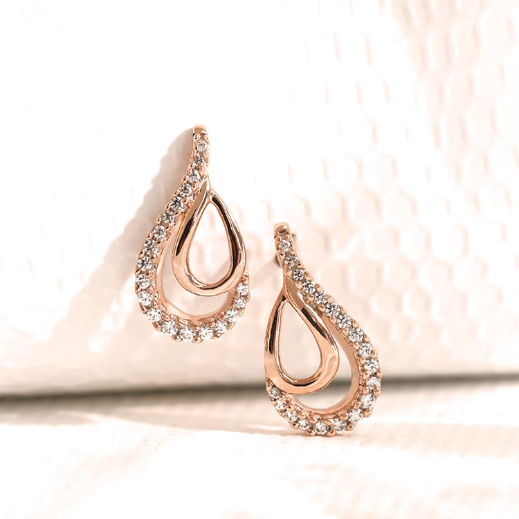 Elegantní diamantové náušnice Keely 122358