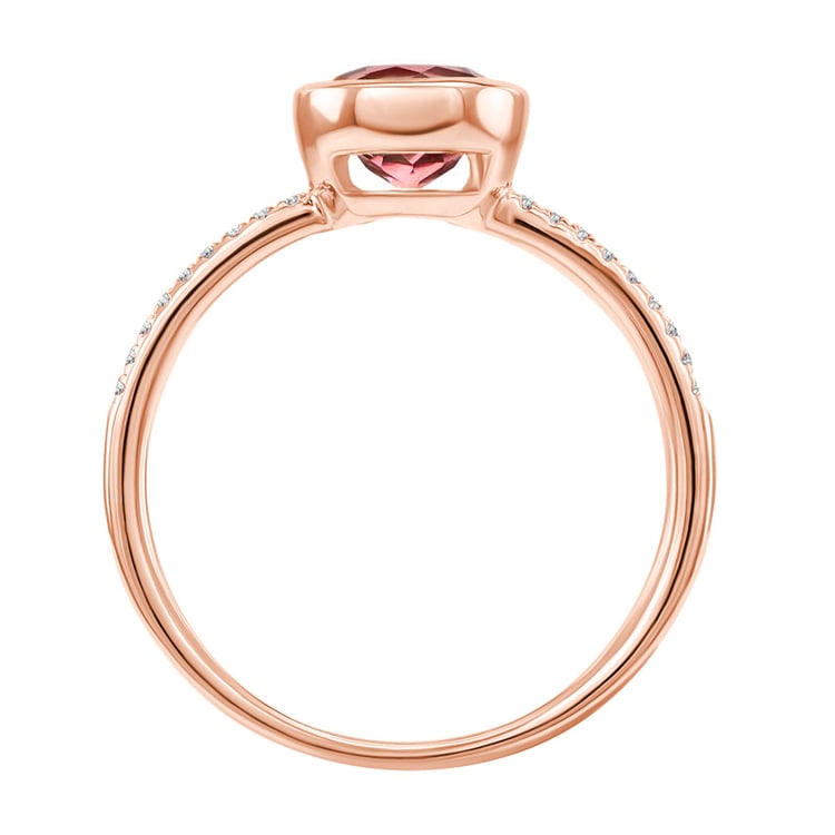 Trurmalínový prsten ze zlata 6475