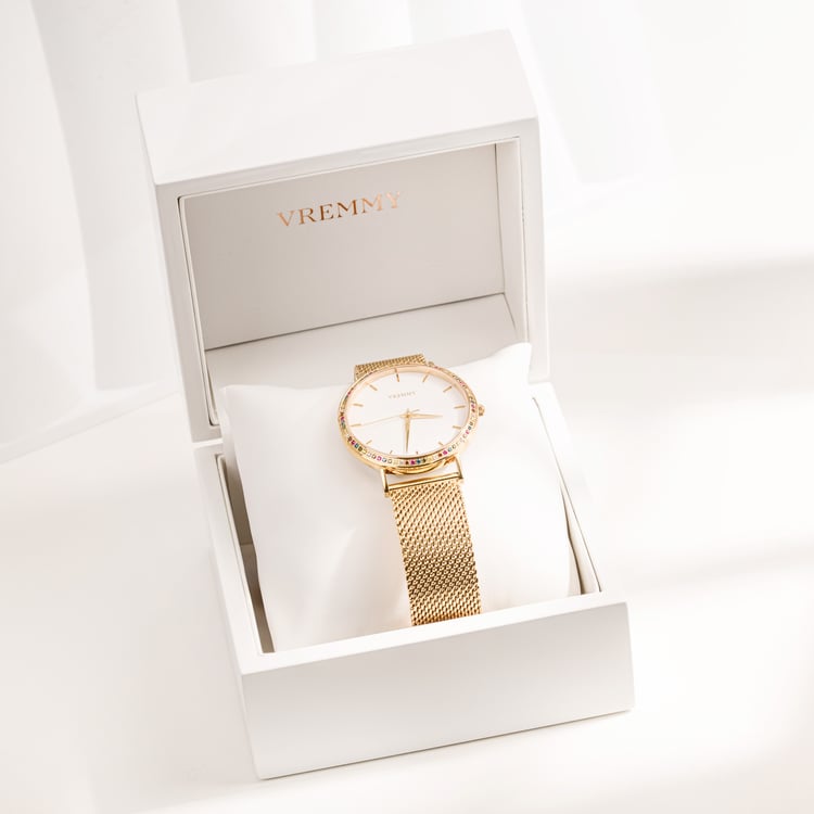 Dřevěná krabička na hodinky s koženkou Sekai 164799