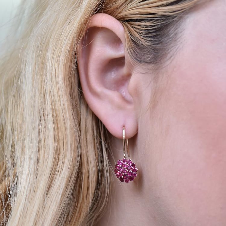 Náušnice s turmalíny 25267