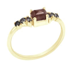 Prsten se salt and pepper diamanty Jun