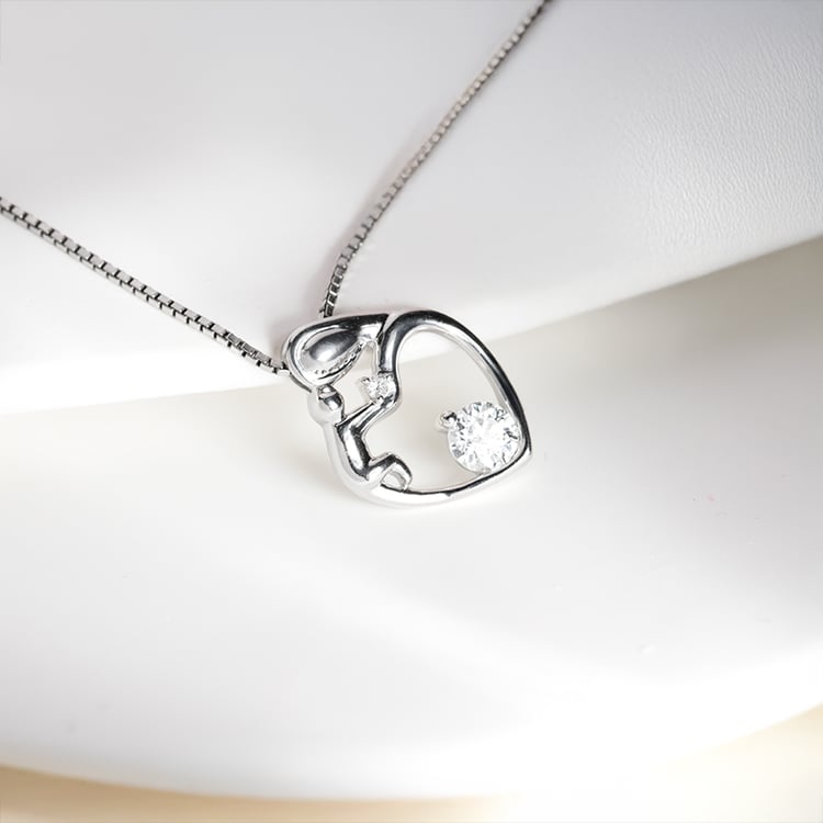 Přívěsek matka a dítě s IGI certifikovaným lab-grown diamantem Ella 151278