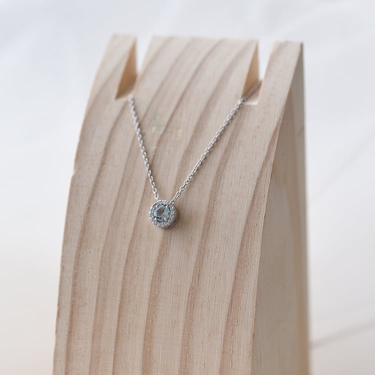 Náhrdelník s akvamarínem 60991