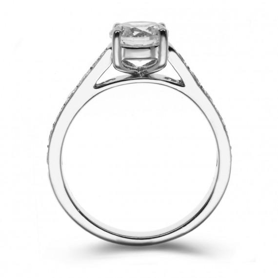 Prsten z platiny Sibley 11128