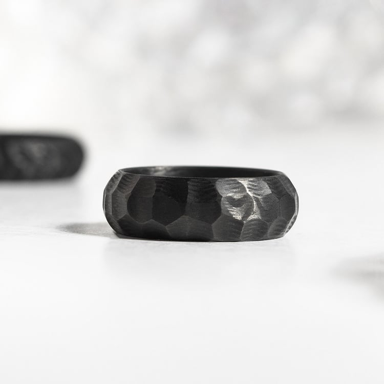 Karbonový prsten s atypickým povrchem Grover 157161